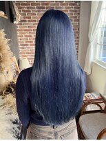 髪屋 紬 ネイビーカラー/ブルーカラー