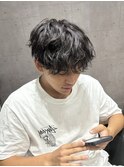 波巻きパーマ