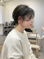 エイチ 天神橋(H)&nbsp;レイヤーカットシースルーマッシュハイライトアンブレラカラー