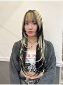 デザインカラー×エクステ×レイヤーカット
