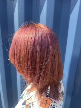 アリア トータルビューティー(Aria total beauty) ダブルカラー、改トリートメント、顔周りカット