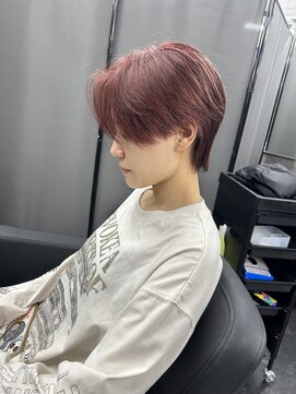 ローグ(ROGUE) ピンクブラウン×韓国センターパート