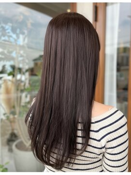 リエットヘアー 杢左店(Lie-et. hair) ナチュラルな美髪を叶えるツヤ髪ストレートスタイル
