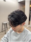 フェザーパーマ/アクティブショート/コンマセンターパート