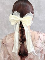 ランガリ ヘアアンドスパ(Rangali Hair&Spa)&nbsp;【別府　ランガリ】編みおろし/タイトアレンジ