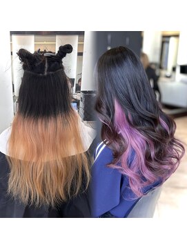 リブ バイ ボクノ(Liv by bokuno) インナーカラーピンクラベンダー