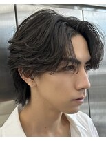 フィフス 原宿(fifth)&nbsp;原宿メンズパーマニュアンスパーマフェザーパーマセンターパート