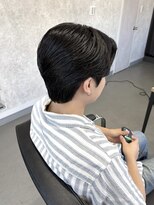 ブースト(BOOST)&nbsp;襟足ありセンターパート×ニュアンスパーマ