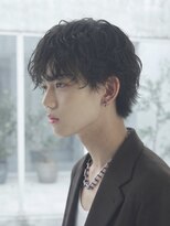 メンズサロン サンド 横浜(Men's salon sand) ツイストスパイラルマッシュ黒髪パーマ