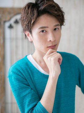 モッズヘア メン 上尾東口店(mod's hair men) ≪mod's men≫ワイルドアップバングのニュアンスショートC