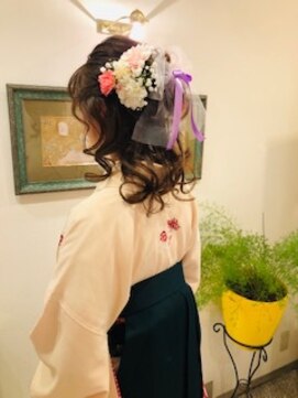 サロンド モナムール(salon de Mon amour) 卒業式　着付け＆ヘアセット