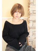 レウナ 外苑前(Reuna)&nbsp;20代30代40代大人可愛いボブ　丸みが可愛いボブスタイル