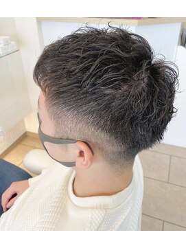 アコレ ミリュー 南草津店(ACCOLE milieu) フェードスタイル×束感パーマショート/マッシュパーマ