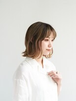 ジュール 池袋(Joule)&nbsp;オフィスヘア/エアリーミディ/ショートパーマ/ホワイトアッシュ