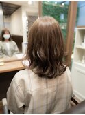 ☆濃く透けるアプリエカラーのオリーブグレージュ☆