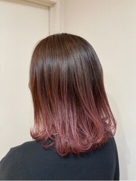 フィー 東川口店(fee) 外国人風/ピンクブラウン/グラデーションカラー/ヘアカット