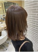 ブリーチなし【透明感ブラウン】