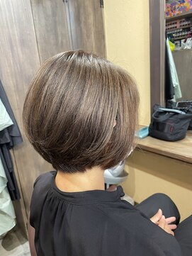 ルカポン(LucApon) ハイライトショートボブ