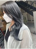 【WiLL京橋店】朝尾愛花 ブリーチ無しグレージュ×韓国風カット