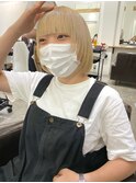 ブロンドボブ/ハイトーンボブ/ケアブリーチ
