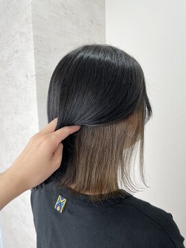 シエル 立川店(CIEL) インナーカラー×ミルクティーベージュ【CIEL×maki】