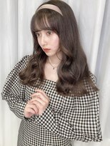 ランテルディ 渋谷(LANTERDIT)&nbsp;【LANTRDIT】フレンチガーリーショコラベージュ小顔前髪/Risa