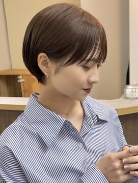 ビュー フクオカ(VIEW FUKUOKA) フェミニンで可愛いチェリーブラウンイメチェンショートボブ