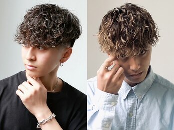 グルーマーズトウキョウ 渋谷店(GROOMER/S TOKYO)の写真/GROOMER/Sが提案する<スペインカール>無造作ながら男らしい色気を引き出すオリジナルパーマ★[渋谷/men's]
