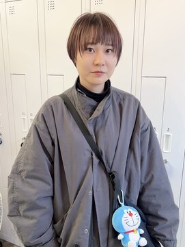 クリアーオブヘアー 池下店(clear OF HAIR) コンパクトショート×ピンクブラウン