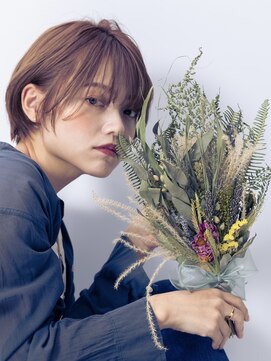 ブリング バイ スノードロップ 吉祥寺(BRING by Snowdrop) 切りっぱなしボブ/エアリーロング/美髪/ピンクブラウン/吉祥寺