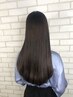 ★【ダメージレス艶髪】カット+縮毛矯正　￥18000