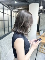 レーベン(LEBEN) 【ブリーチなしダブルカラー】透け感グレージュ★