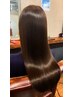 【髪質改善♪】極上高保湿セラミドフルコーストリートメント＋艶カラー ￥9080