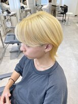 ユーフォリア 渋谷グランデ(Euphoria SHIBUYA GRANDE)&nbsp;ブロンド/メンズ毛流れカット