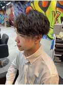 波巻きパーマ