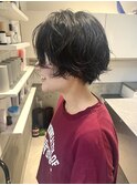 伸ばしかけショートパーマ