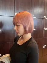 シュシュ 宜野湾店(chou chou)&nbsp;イメチェン/ホワイトブロンド/外ハネボブ/ワイドバング/宜野湾