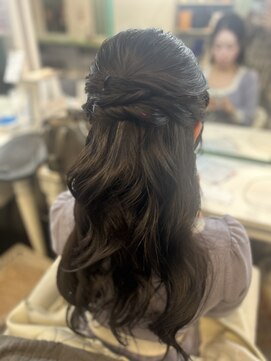 マーズ(Hair&Make Mars+) ハーフアップ