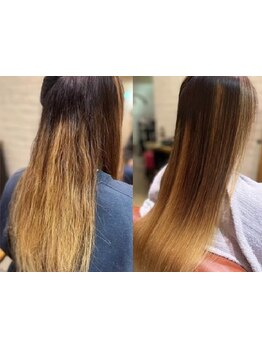 “柔らかな質感ストレート”が魅力♪ブリーチ毛もOK！人気の髪質改善ストレートでサラ艶髪へ導きます★