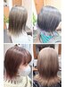 OPEN記念カット+透明感ハイライト+全体イルミナ”R”カラー+Tr ￥17800