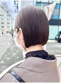 20代30代大人可愛いエアリーボブラベンダーベージュ透明感