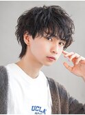 韓国メンズヘア/カルマパーマ/ニュアンスパーマ*渋谷/MEN'S/眉毛