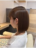 ボブ/似合わせカット【ボブ/丸型卵型/美髪矯正/髪質改善/塚口】