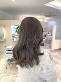 透明感ミルクティーベージュ