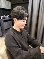 ウシワカマルガーデン(ushiwakamaru Garden)&nbsp;2wayセンターパート/毛流れヘア/メンズ韓国/韓国ヘア