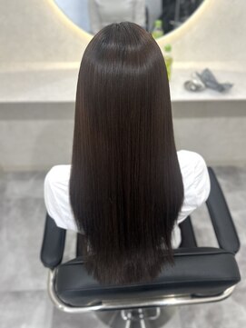 ホワイト(WHITE) 縮毛矯正　髪質改善トリートメント　ロング