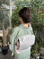 ダブル(W) 【hair salon W】訪問着着付け&ヘアセット