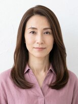 と和×美髪クリニック 巣鴨店&nbsp;大人ワンレンミディアム、面長補正、50代艶髪エイジングケア