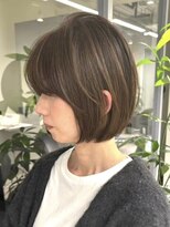 ジービージー(GBG) くびれショートボブ40代50代グレイカラー白髪染め白髪ぼかし