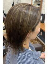 カミイロキレイ&nbsp;白髪ぼかしハイライト×ナチュラルベージュ